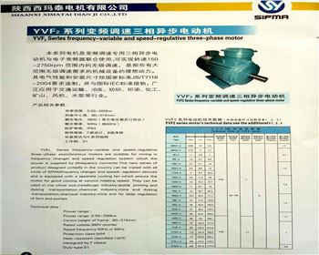 YVF2變頻電機(jī)技術(shù)數(shù)據(jù)